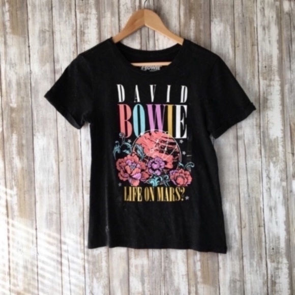 David Bowie Other - David Bowie Life On Mars Bleach Tee